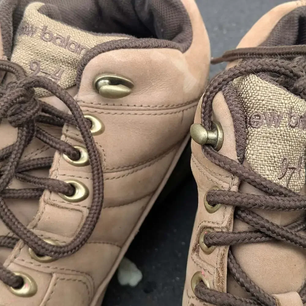 New Balance 974 Brown Leather Waterproof Hiking Walking Boots